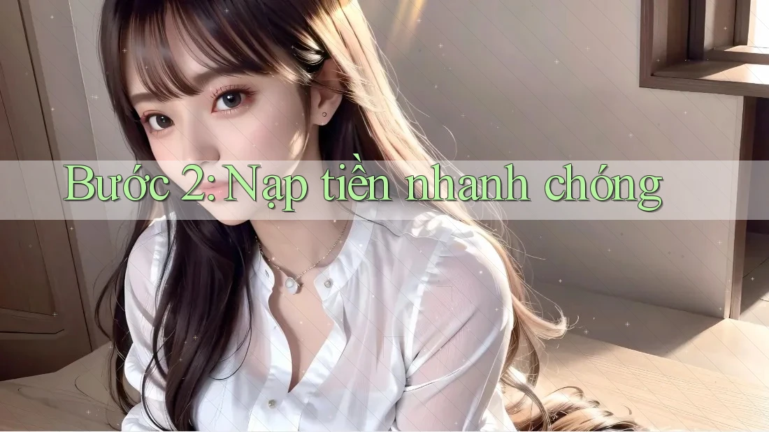 Bước 2: Nạp tiền nhanh chóng