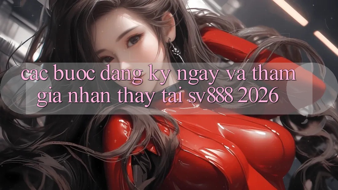 Các bước Đăng ký ngay Và Tham Gia Nhận thấy Tại SV888 2026 Các bước Đăng ký ngay Và Tham Gia Nhận thấy Tại SV888 2026