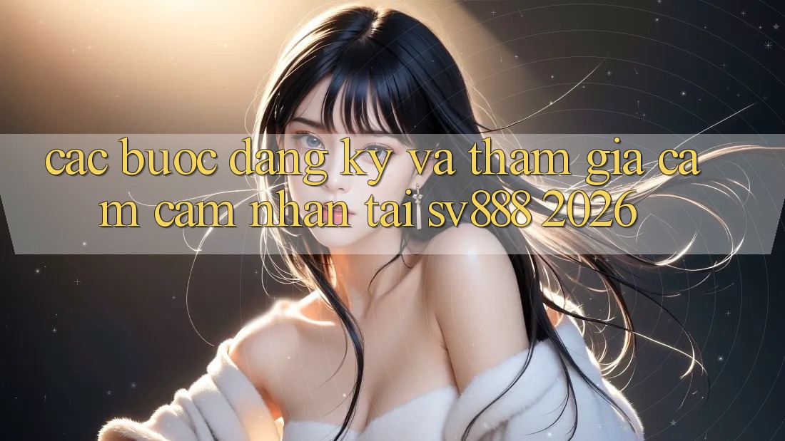 Các bước Đăng Ký Và Tham Gia Cảm cảm nhận Tại SV888 2026 Các bước Đăng Ký Và Tham Gia Cảm cảm nhận Tại SV888 2026