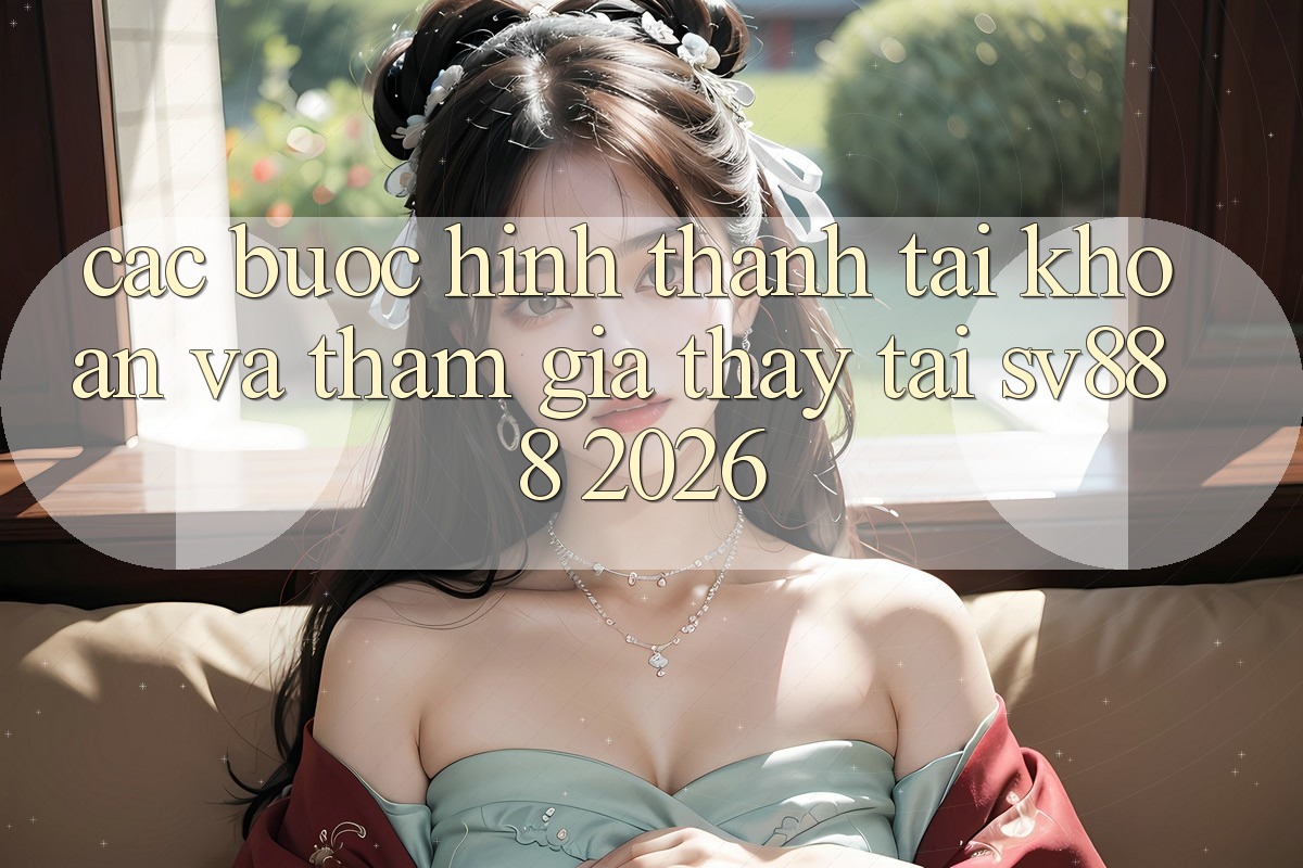 Các bước Hình thành tài khoản Và Tham Gia Thấy Tại SV888 2026 Các bước Hình thành tài khoản Và Tham Gia Thấy Tại SV888 2026