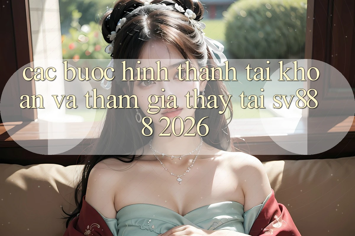 Các bước Hình thành tài khoản Và Tham Gia Thấy Tại SV888 2026 Các bước Hình thành tài khoản Và Tham Gia Thấy Tại SV888 2026