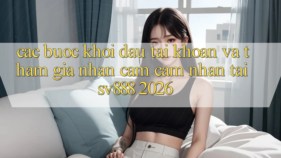 Các bước Khởi đầu tài khoản Và Tham Gia Nhận cảm cảm nhận Tại SV888 2026