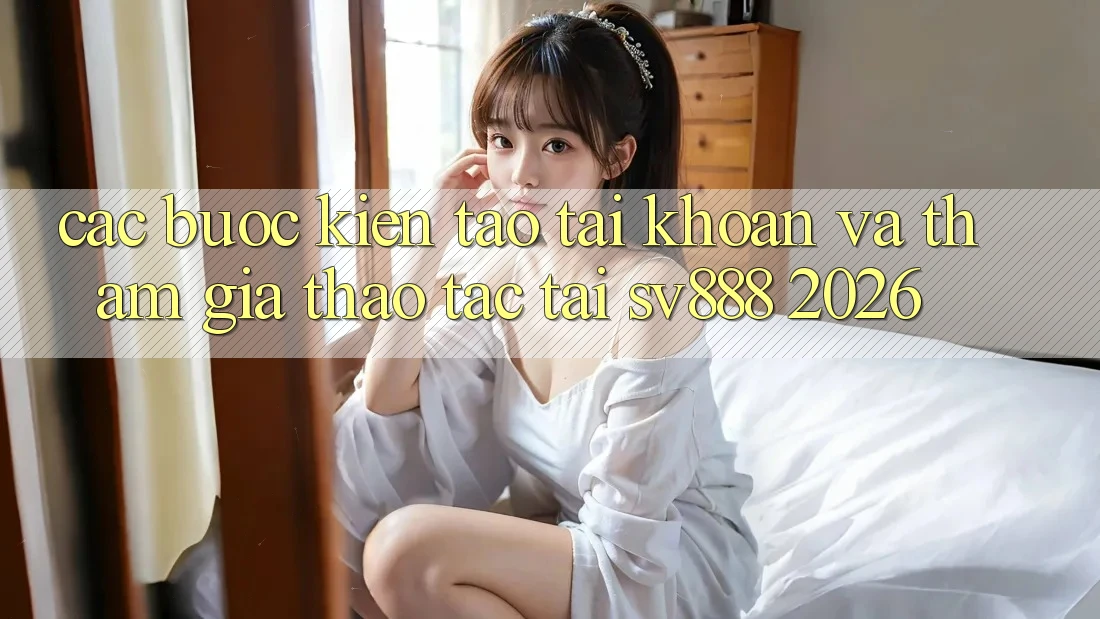 Các bước Kiến tạo tài khoản Và Tham Gia Thao tác Tại SV888 2026 Các bước Kiến tạo tài khoản Và Tham Gia Thao tác Tại SV888 2026