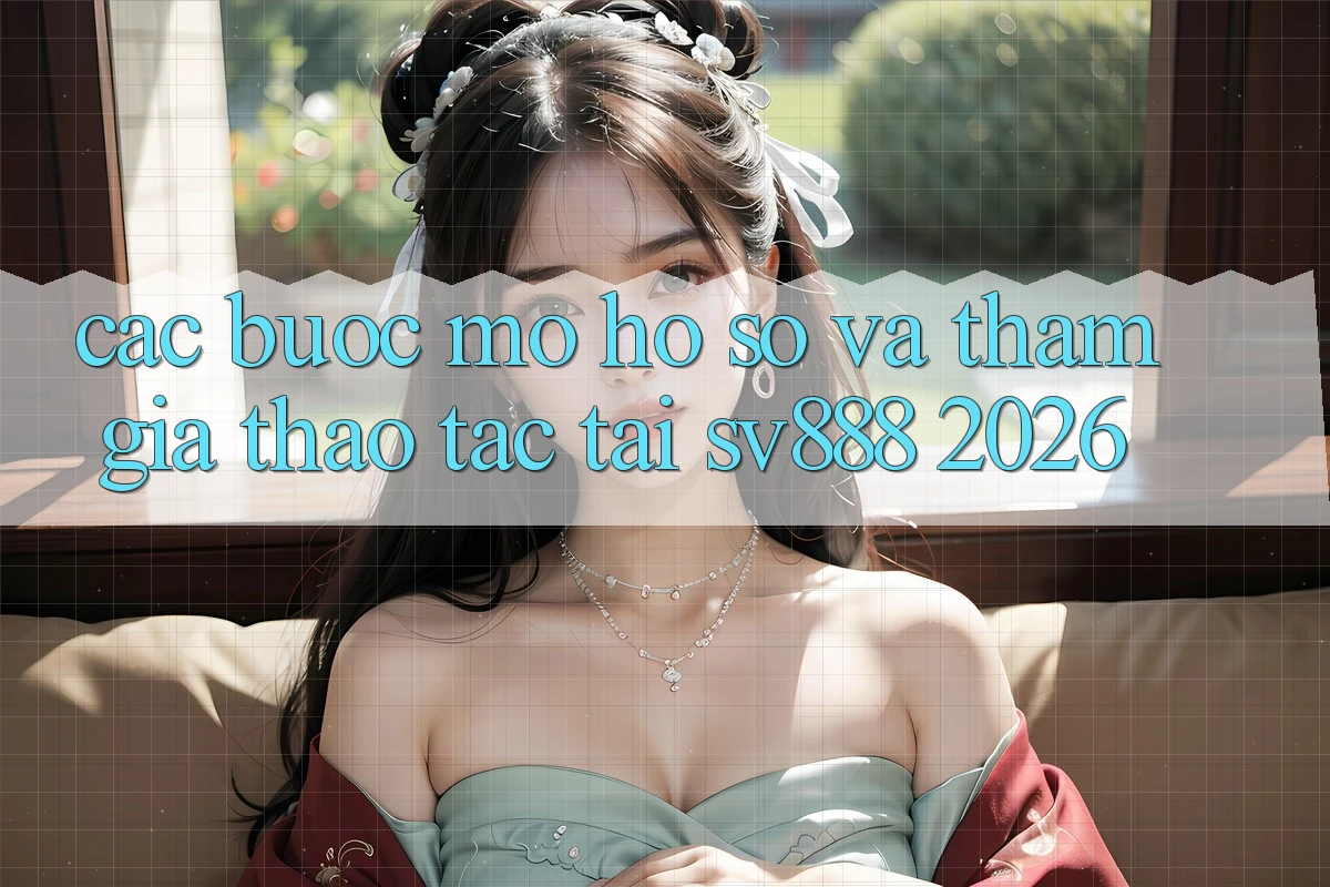 Các bước Mở hồ sơ Và Tham Gia Thao tác Tại SV888 2026 Các bước Mở hồ sơ Và Tham Gia Thao tác Tại SV888 2026