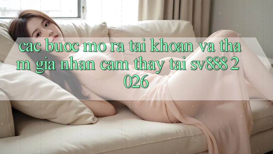 Các bước Mở ra tài khoản Và Tham Gia Nhận cảm thấy Tại SV888 2026 Các bước Mở ra tài khoản Và Tham Gia Nhận cảm thấy Tại SV888 2026