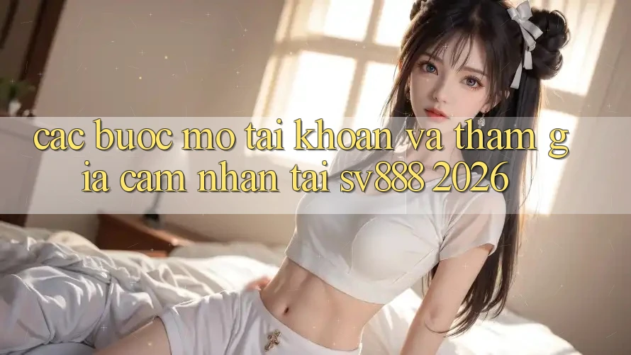Các bước Mở tài khoản Và Tham Gia Cảm nhận Tại SV888 2026 Các bước Mở tài khoản Và Tham Gia Cảm nhận Tại SV888 2026