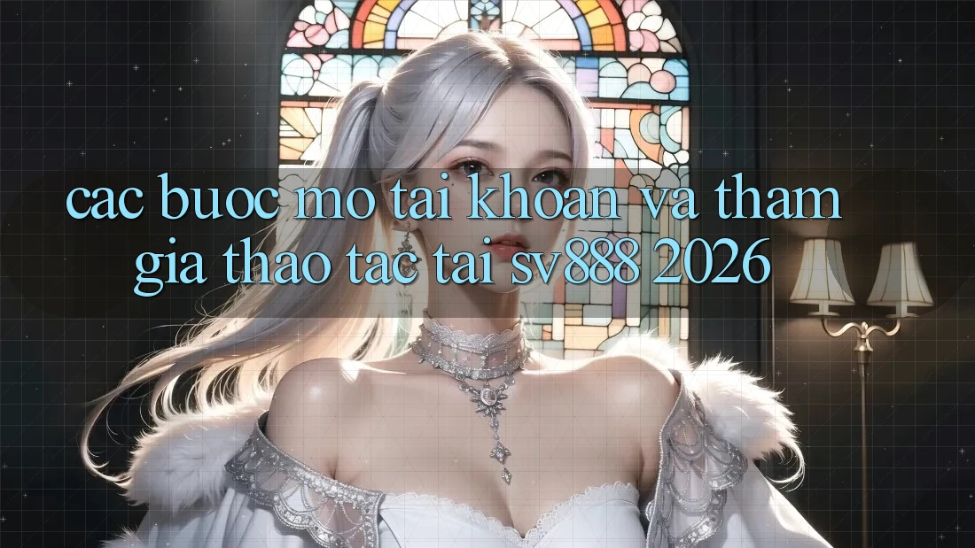 Các bước Mở tài khoản Và Tham Gia Thao tác Tại SV888 2026 Các bước Mở tài khoản Và Tham Gia Thao tác Tại SV888 2026