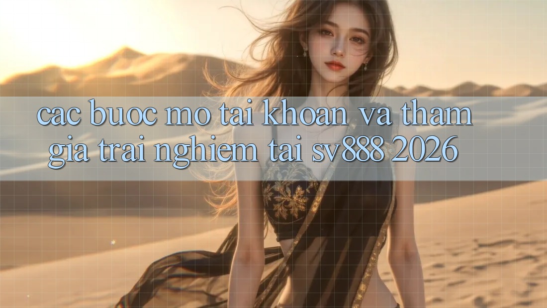 Các bước Mở tài khoản Và Tham Gia Trải Nghiệm Tại SV888 2026 Các bước Mở tài khoản Và Tham Gia Trải Nghiệm Tại SV888 2026