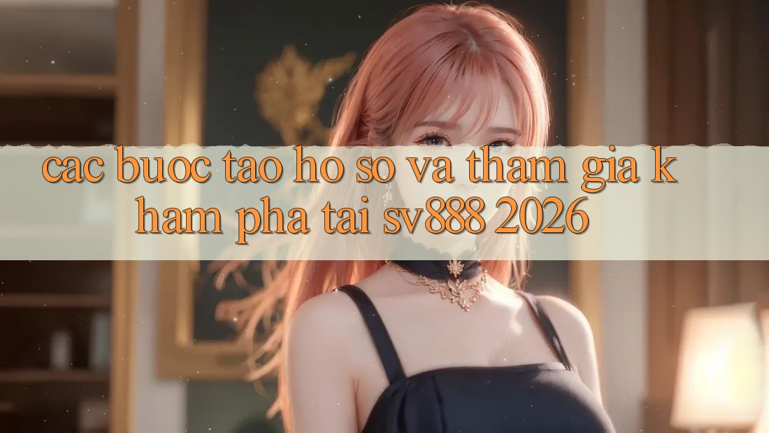 Các bước Tạo hồ sơ Và Tham Gia Khám phá Tại SV888 2026 Các bước Tạo hồ sơ Và Tham Gia Khám phá Tại SV888 2026