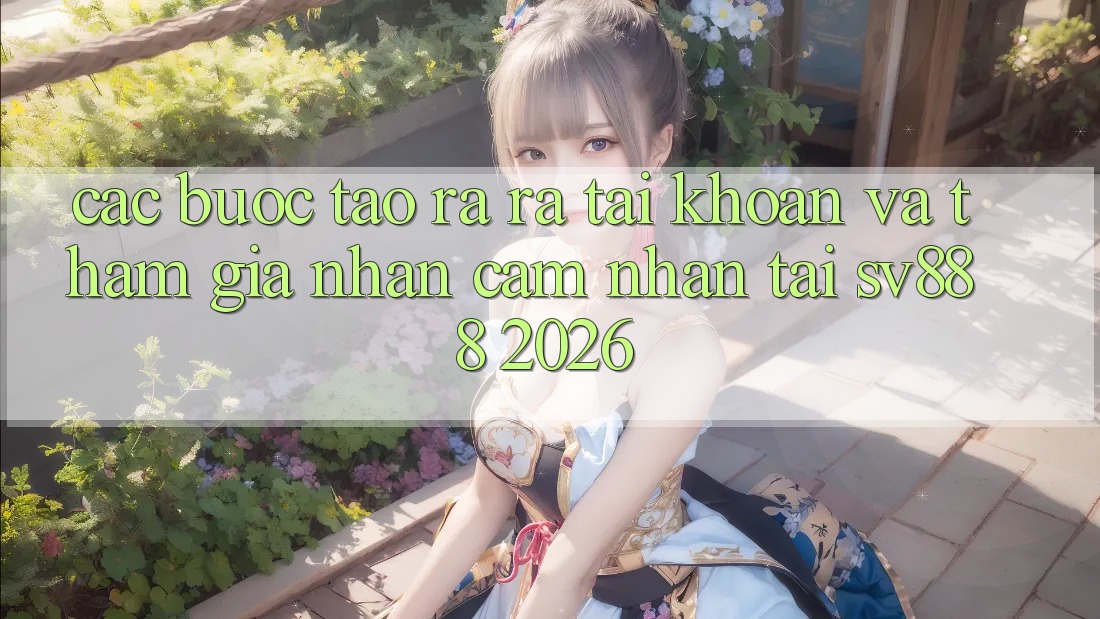 Các bước Tạo ra ra tài khoản Và Tham Gia Nhận cảm nhận Tại SV888 2026 Các bước Tạo ra ra tài khoản Và Tham Gia Nhận cảm nhận Tại SV888 2026