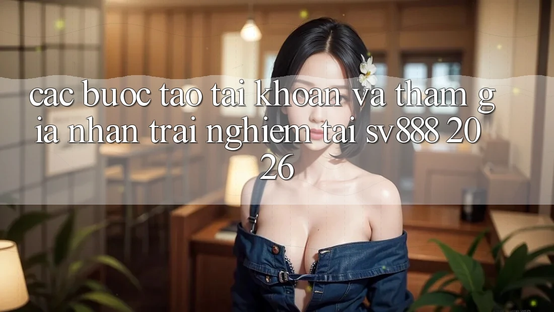Các bước Tạo tài khoản Và Tham Gia Nhận trải nghiệm Tại SV888 2026 Các bước Tạo tài khoản Và Tham Gia Nhận trải nghiệm Tại SV888 2026