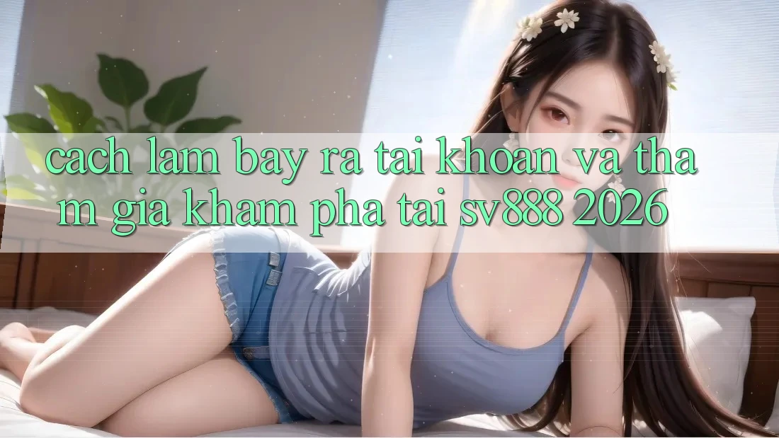 Cách làm Bày ra tài khoản Và Tham Gia Khám phá Tại SV888 2026 Cách làm Bày ra tài khoản Và Tham Gia Khám phá Tại SV888 2026