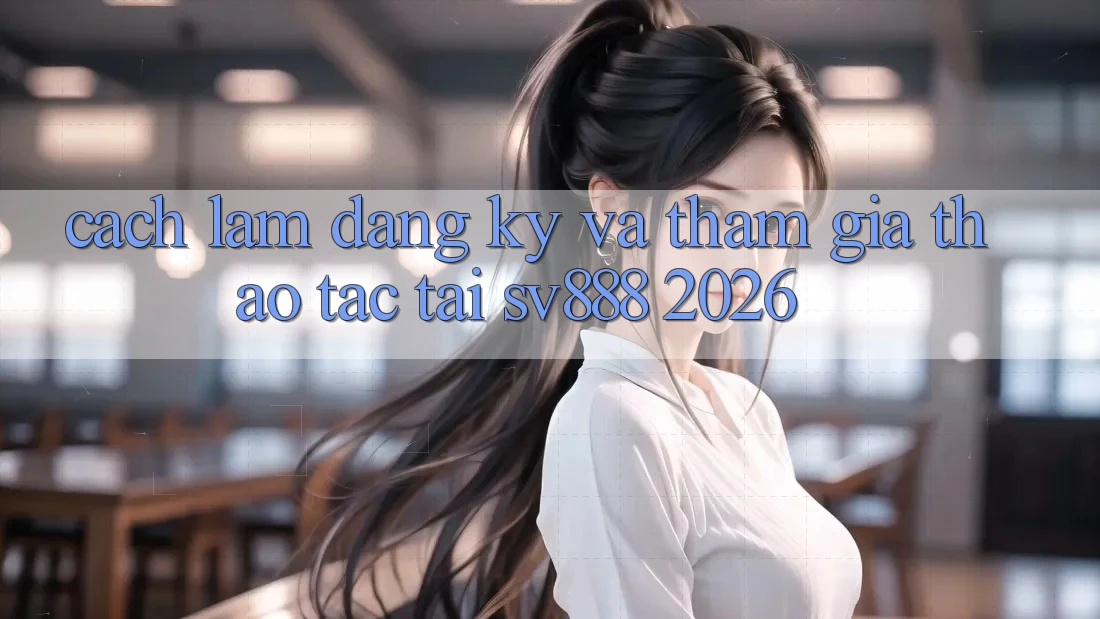Cách làm Đăng ký Và Tham Gia Thao tác Tại SV888 2026 Cách làm Đăng ký Và Tham Gia Thao tác Tại SV888 2026