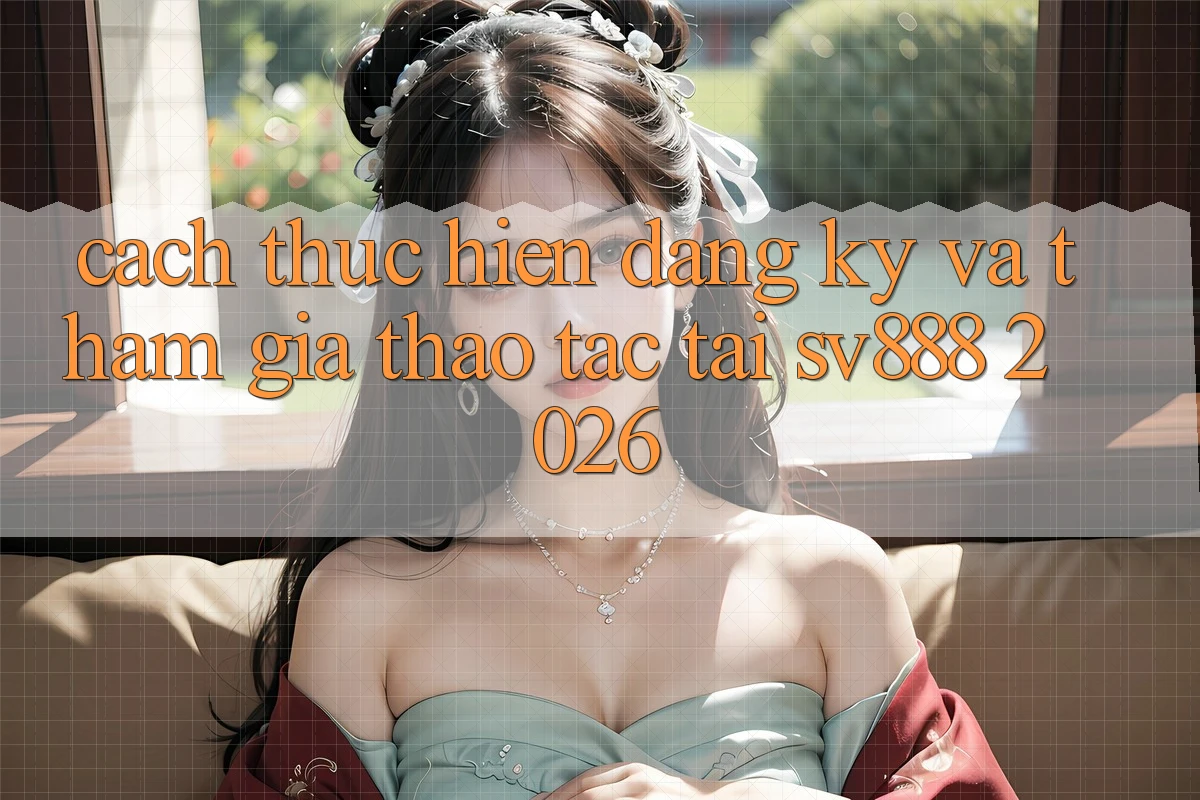 Cách thực hiện Đăng Ký Và Tham Gia Thao tác Tại SV888 2026 Cách thực hiện Đăng Ký Và Tham Gia Thao tác Tại SV888 2026