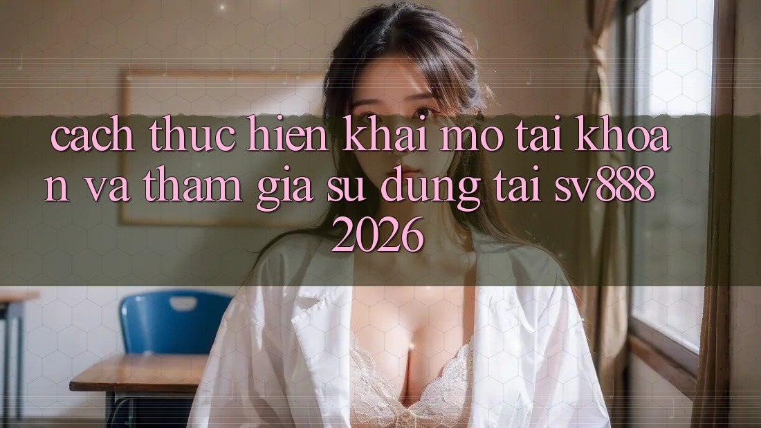 Cách thực hiện Khai mở tài khoản Và Tham Gia Sử dụng Tại SV888 2026 Cách thực hiện Khai mở tài khoản Và Tham Gia Sử dụng Tại SV888 2026