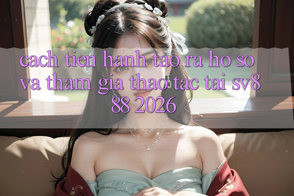 Cách tiến hành Tạo ra hồ sơ Và Tham Gia Thao tác Tại SV888 2026 Cách tiến hành Tạo ra hồ sơ Và Tham Gia Thao tác Tại SV888 2026