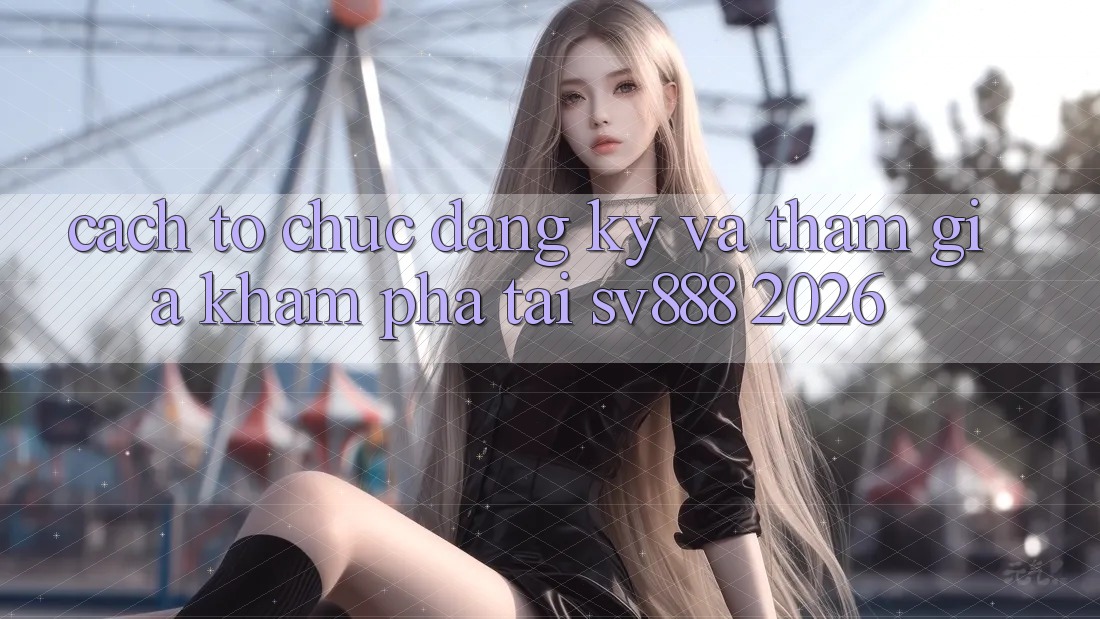 Cách tổ chức Đăng Ký Và Tham Gia Khám phá Tại SV888 2026 Cách tổ chức Đăng Ký Và Tham Gia Khám phá Tại SV888 2026