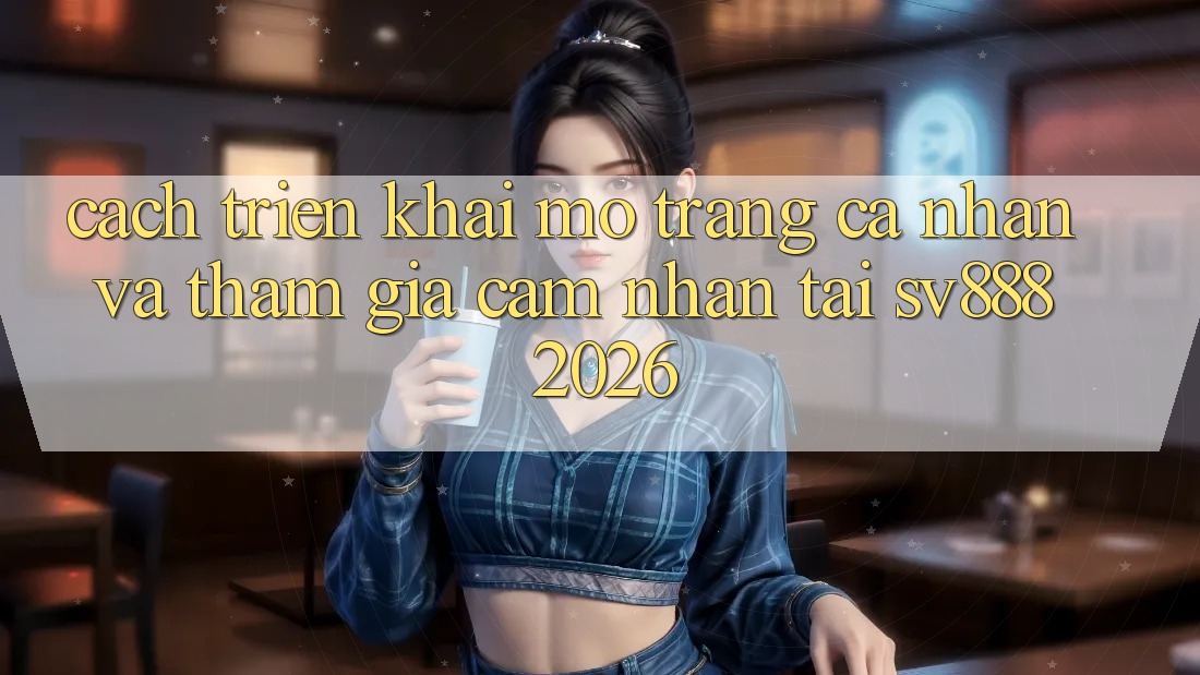 Cách triển khai Mở trang cá nhân Và Tham Gia Cảm nhận Tại SV888 2026 Cách triển khai Mở trang cá nhân Và Tham Gia Cảm nhận Tại SV888 2026