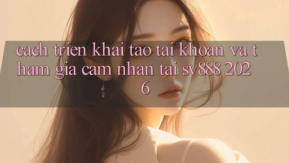 Cách triển khai Tạo tài khoản Và Tham Gia Cảm nhận Tại SV888 2026 Cách triển khai Tạo tài khoản Và Tham Gia Cảm nhận Tại SV888 2026