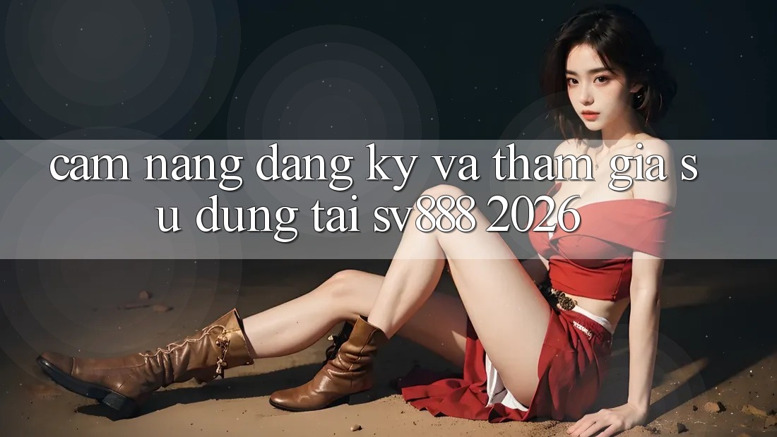 Cẩm nang Đăng Ký Và Tham Gia Sử dụng Tại SV888 2026 Cẩm nang Đăng Ký Và Tham Gia Sử dụng Tại SV888 2026