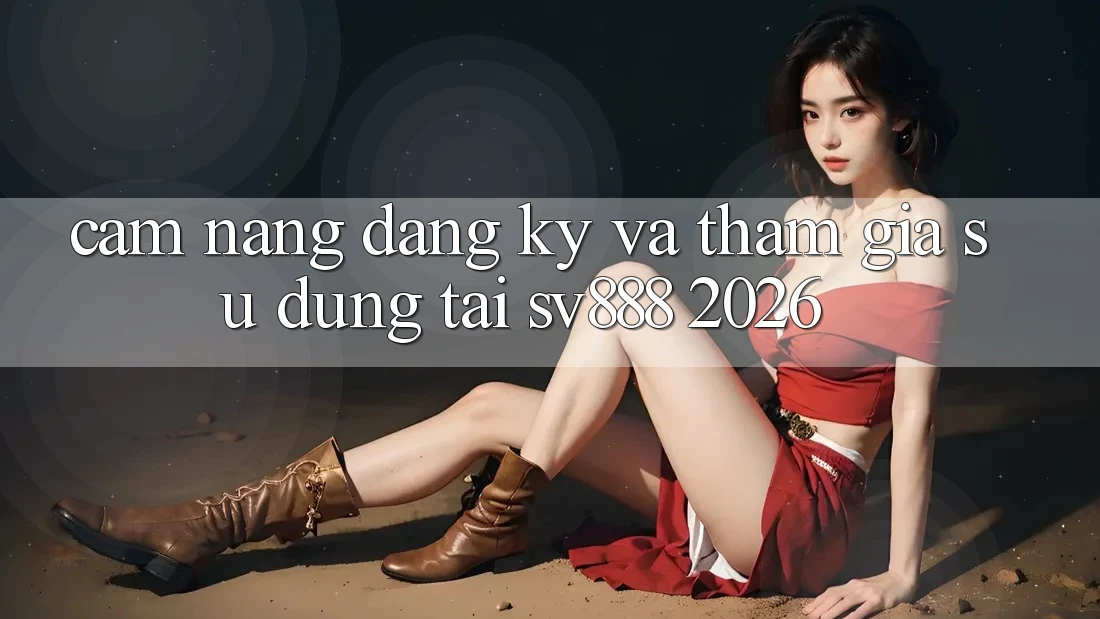Cẩm nang Đăng Ký Và Tham Gia Sử dụng Tại SV888 2026 Cẩm nang Đăng Ký Và Tham Gia Sử dụng Tại SV888 2026