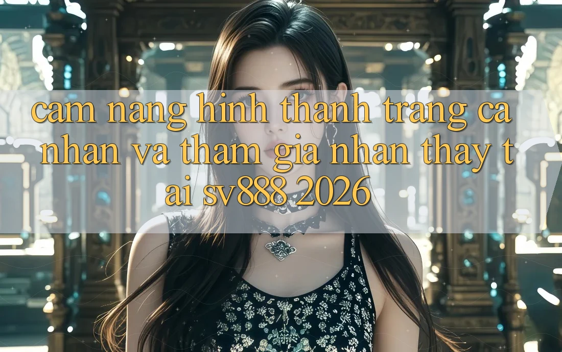 Cẩm nang Hình thành trang cá nhân Và Tham Gia Nhận thấy Tại SV888 2026 Cẩm nang Hình thành trang cá nhân Và Tham Gia Nhận thấy Tại SV888 2026