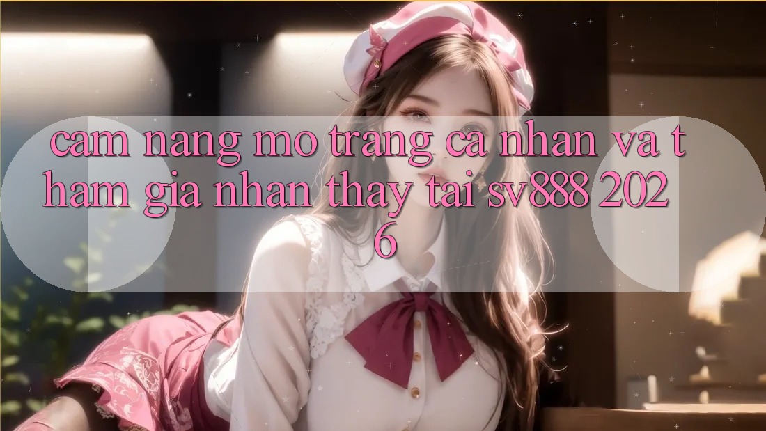 Cẩm nang Mở trang cá nhân Và Tham Gia Nhận thấy Tại SV888 2026 Cẩm nang Mở trang cá nhân Và Tham Gia Nhận thấy Tại SV888 2026