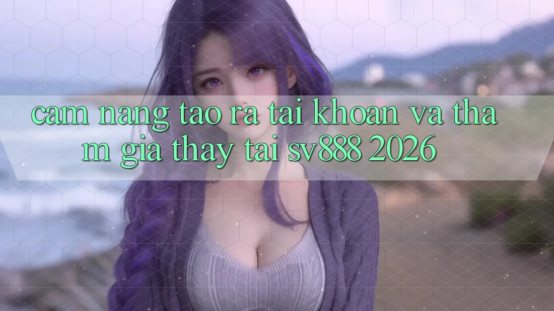 Cẩm nang Tạo ra tài khoản Và Tham Gia Thấy Tại SV888 2026 Cẩm nang Tạo ra tài khoản Và Tham Gia Thấy Tại SV888 2026