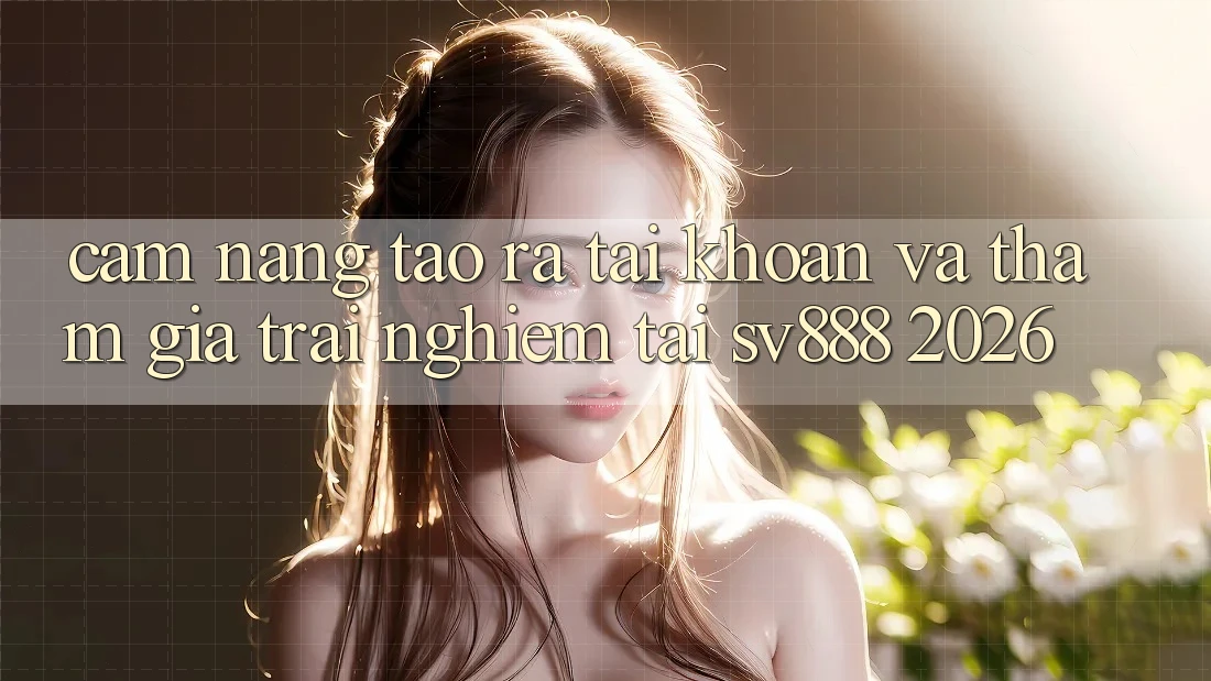 Cẩm nang Tạo ra tài khoản Và Tham Gia Trải nghiệm Tại SV888 2026 Cẩm nang Tạo ra tài khoản Và Tham Gia Trải nghiệm Tại SV888 2026