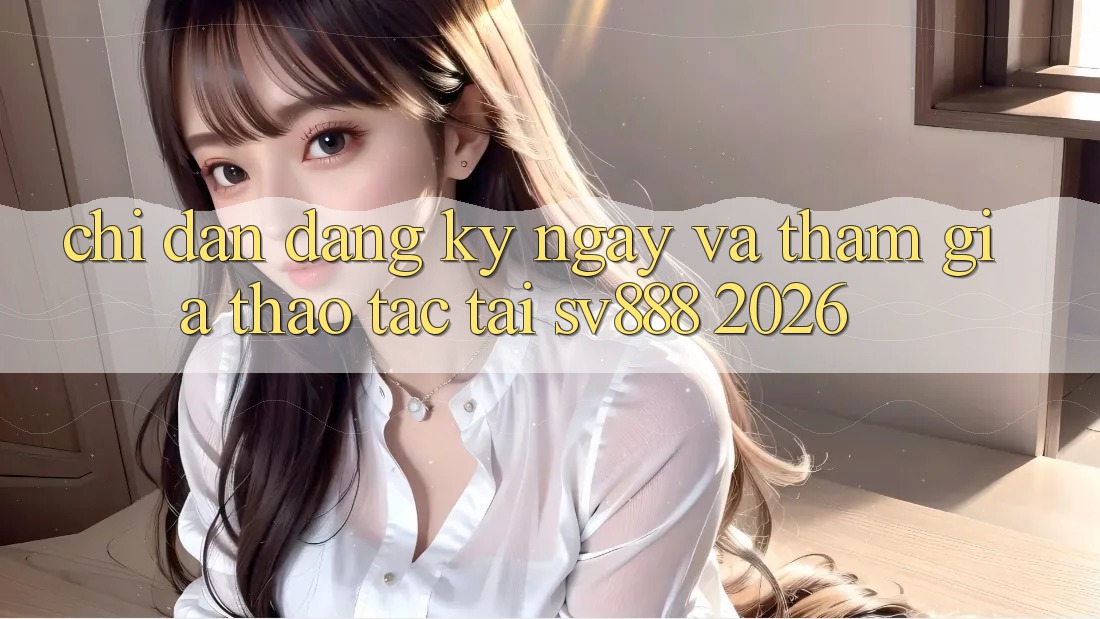 Chỉ dẫn Đăng ký ngay Và Tham Gia Thao tác Tại SV888 2026 Chỉ dẫn Đăng ký ngay Và Tham Gia Thao tác Tại SV888 2026