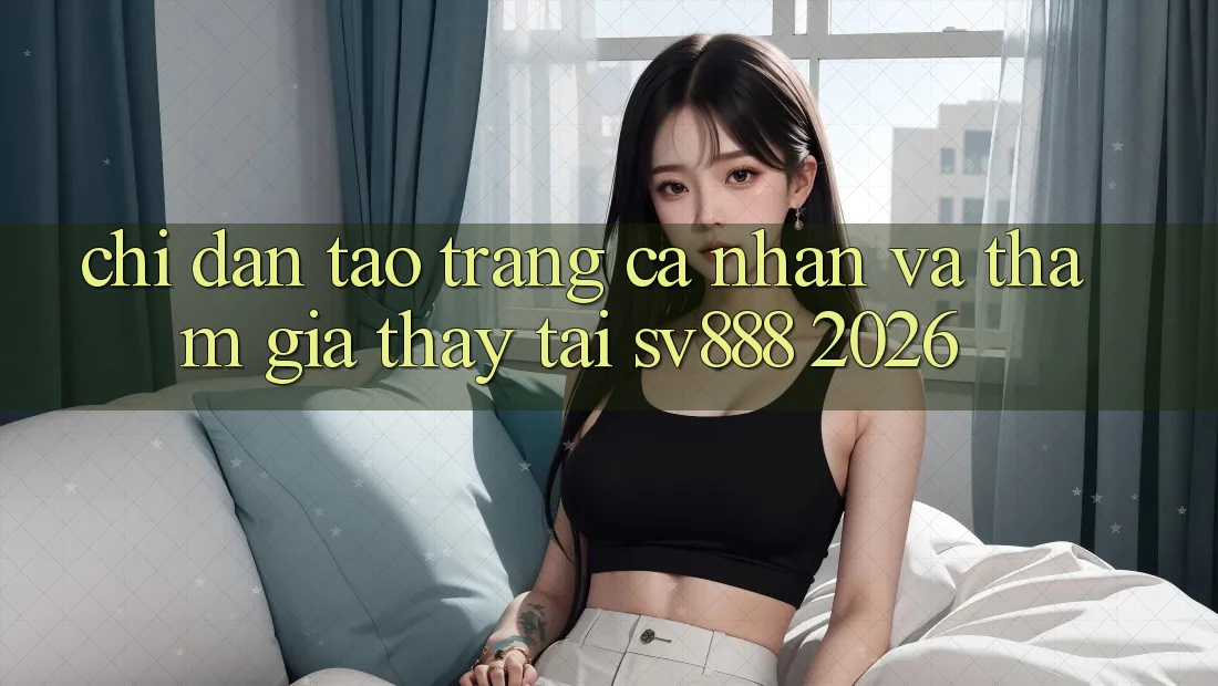 Chỉ dẫn Tạo trang cá nhân Và Tham Gia Thấy Tại SV888 2026 Chỉ dẫn Tạo trang cá nhân Và Tham Gia Thấy Tại SV888 2026