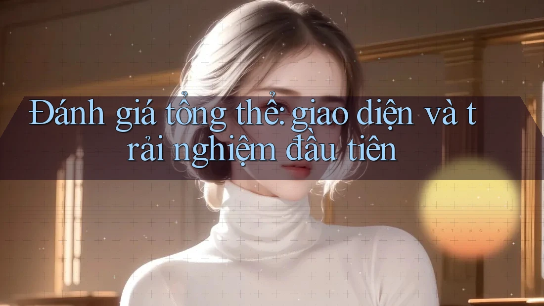 Đánh giá tổng thể: giao diện và trải nghiệm đầu tiên