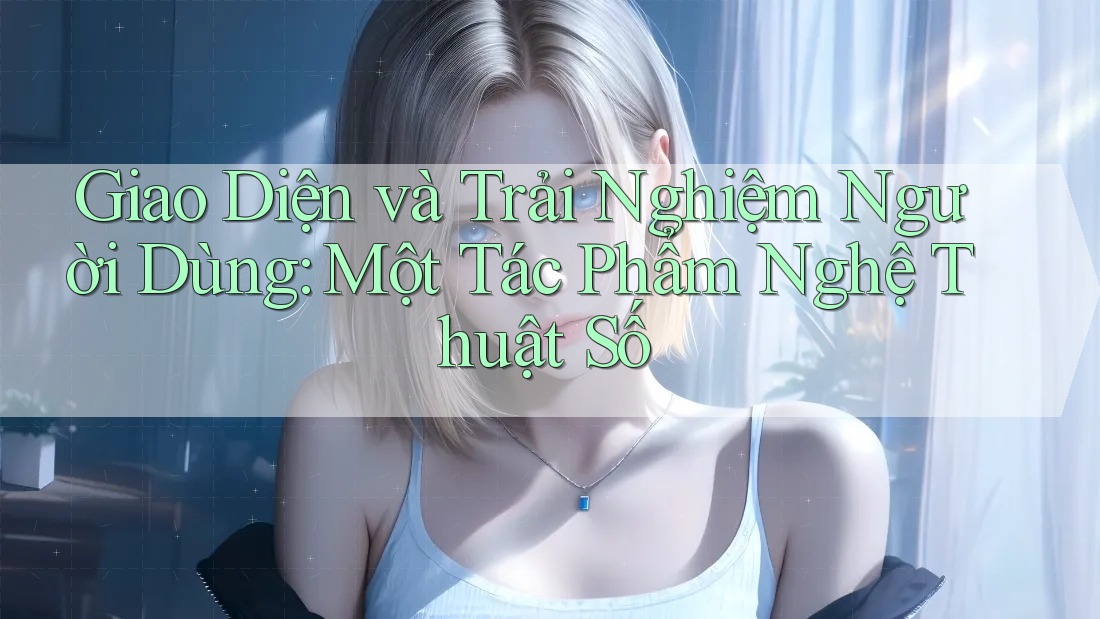 Giao Diện và Trải Nghiệm Người Dùng: Một Tác Phẩm Nghệ Thuật Số Giao Diện và Trải Nghiệm Người Dùng: Một Tác Phẩm Nghệ Thuật Số