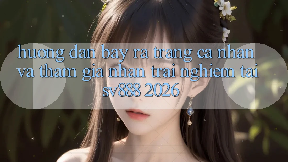 Hướng Dẫn Bày ra trang cá nhân Và Tham Gia Nhận trải nghiệm Tại SV888 2026 Hướng Dẫn Bày ra trang cá nhân Và Tham Gia Nhận trải nghiệm Tại SV888 2026