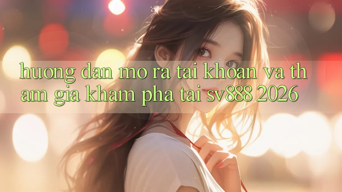 Hướng Dẫn Mở ra tài khoản Và Tham Gia Khám phá Tại SV888 2026 Hướng Dẫn Mở ra tài khoản Và Tham Gia Khám phá Tại SV888 2026