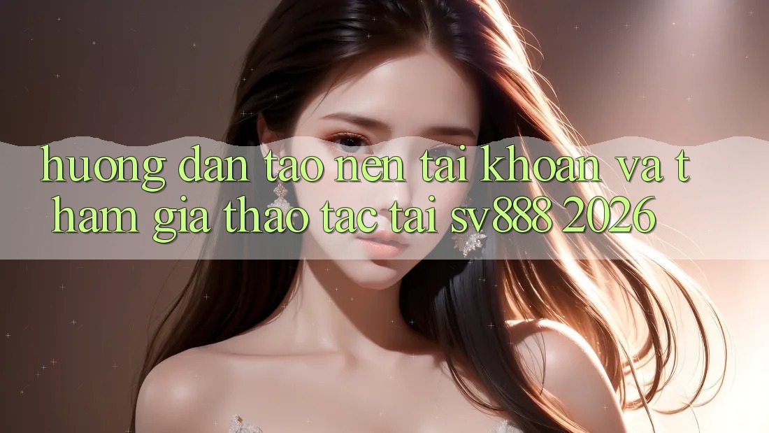Hướng Dẫn Tạo nên tài khoản Và Tham Gia Thao tác Tại SV888 2026 Hướng Dẫn Tạo nên tài khoản Và Tham Gia Thao tác Tại SV888 2026