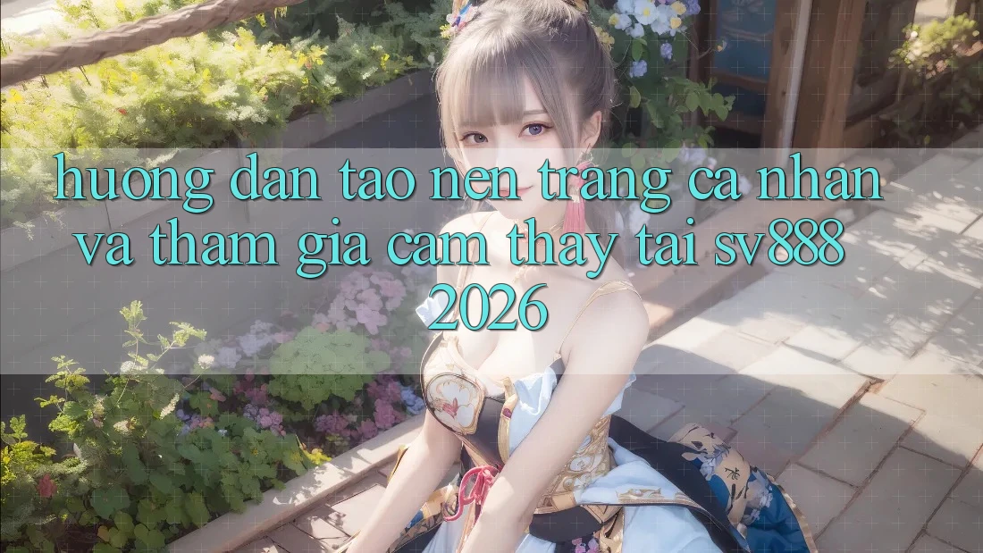 Hướng dẫn Tạo nên trang cá nhân Và Tham Gia Cảm thấy Tại SV888 2026 Hướng dẫn Tạo nên trang cá nhân Và Tham Gia Cảm thấy Tại SV888 2026