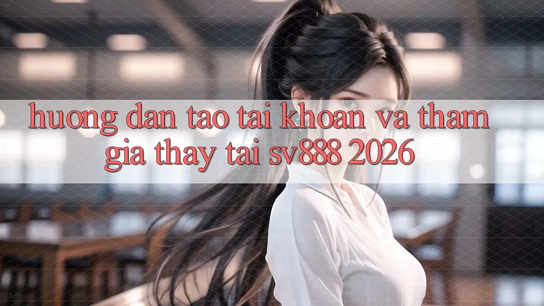 Hướng Dẫn Tạo tài khoản Và Tham Gia Thấy Tại SV888 2026 Hướng Dẫn Tạo tài khoản Và Tham Gia Thấy Tại SV888 2026