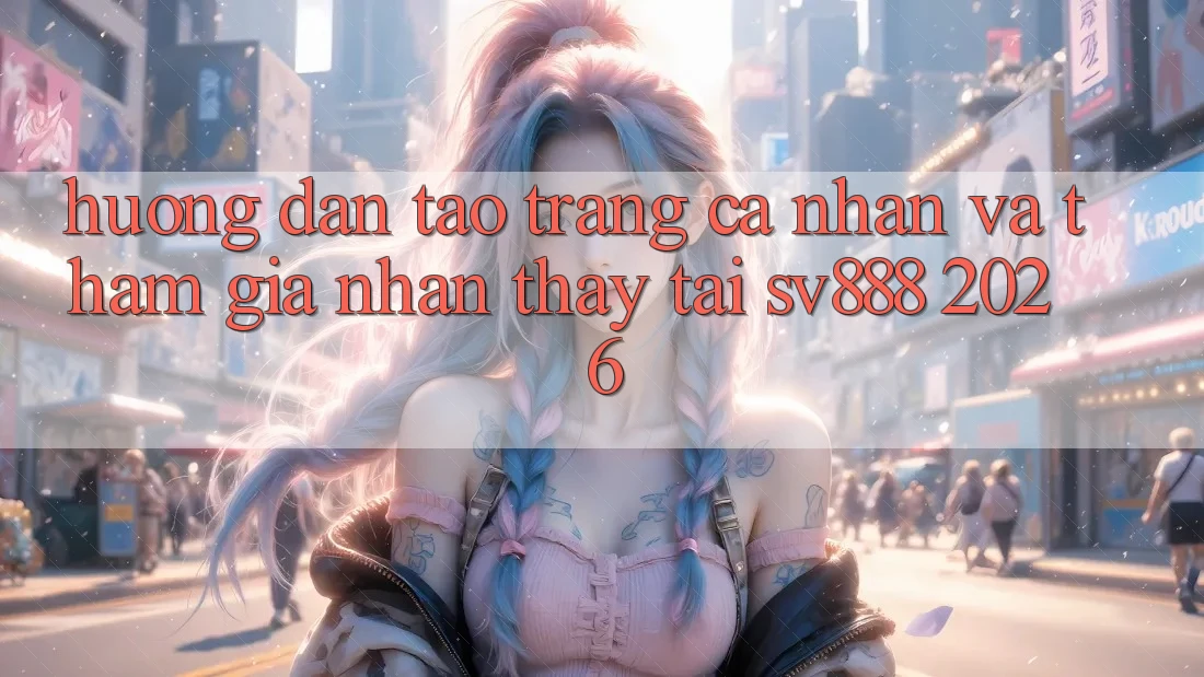 Hướng Dẫn Tạo trang cá nhân Và Tham Gia Nhận thấy Tại SV888 2026 Hướng Dẫn Tạo trang cá nhân Và Tham Gia Nhận thấy Tại SV888 2026