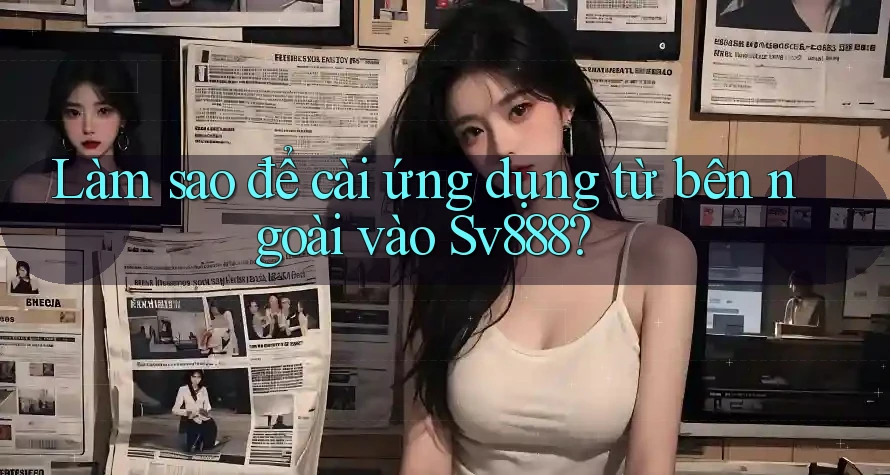 Làm sao để cài ứng dụng từ bên ngoài vào Sv888? Làm sao để cài ứng dụng từ bên ngoài vào Sv888?