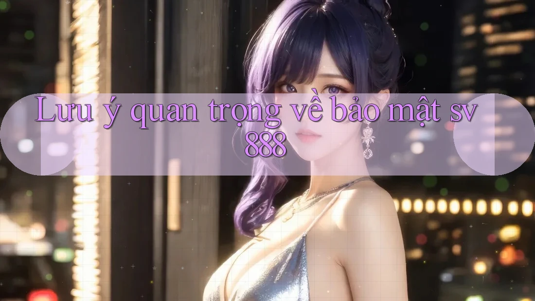 Lưu ý quan trọng về bảo mật sv888 Lưu ý quan trọng về bảo mật sv888