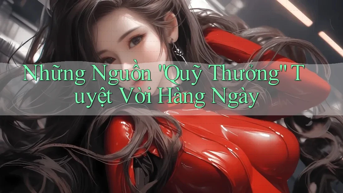 Những Nguồn “Quỹ Thưởng” Tuyệt Vời Hàng Ngày Những Nguồn “Quỹ Thưởng” Tuyệt Vời Hàng Ngày