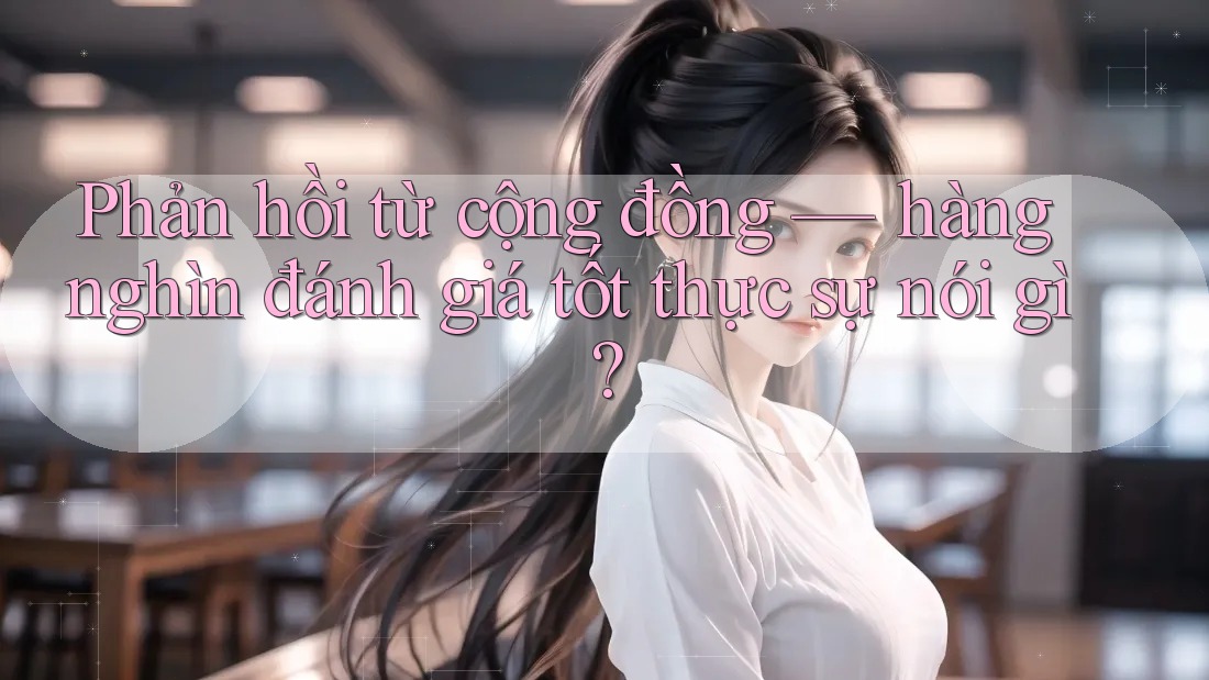 Phản hồi từ cộng đồng — hàng nghìn đánh giá tốt thực sự nói gì? Phản hồi từ cộng đồng — hàng nghìn đánh giá tốt thực sự nói gì?
