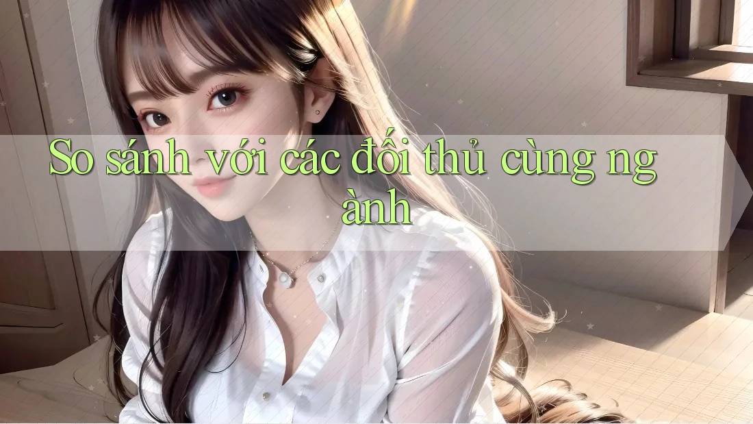 So sánh với các đối thủ cùng ngành So sánh với các đối thủ cùng ngành