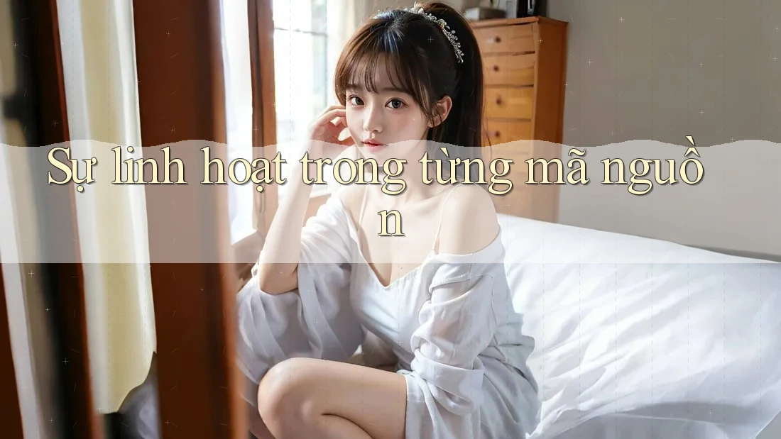 Sự linh hoạt trong từng mã nguồn Sự linh hoạt trong từng mã nguồn