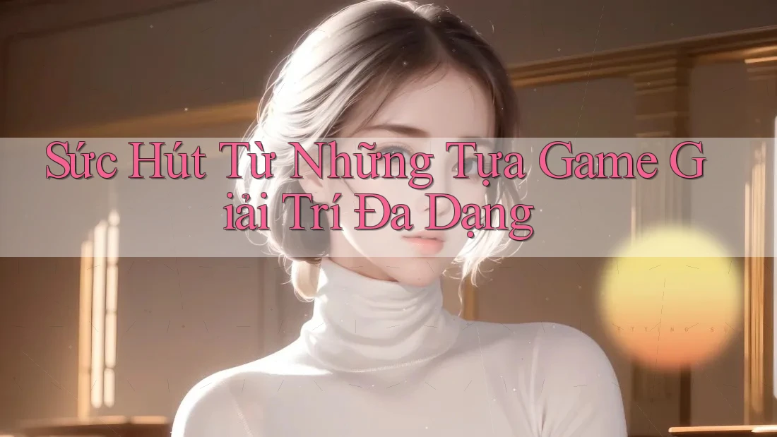 Sức Hút Từ Những Tựa Game Giải Trí Đa Dạng Sức Hút Từ Những Tựa Game Giải Trí Đa Dạng