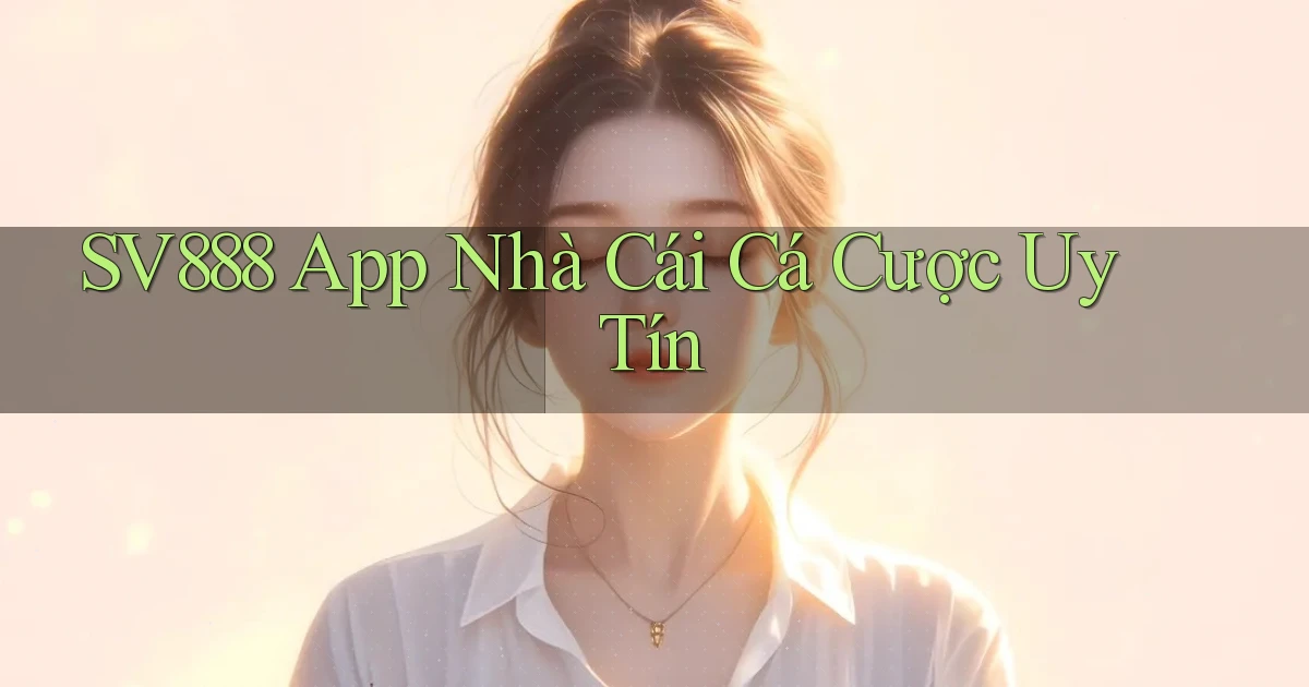 sv888  app nhà cái cá cược uy tín