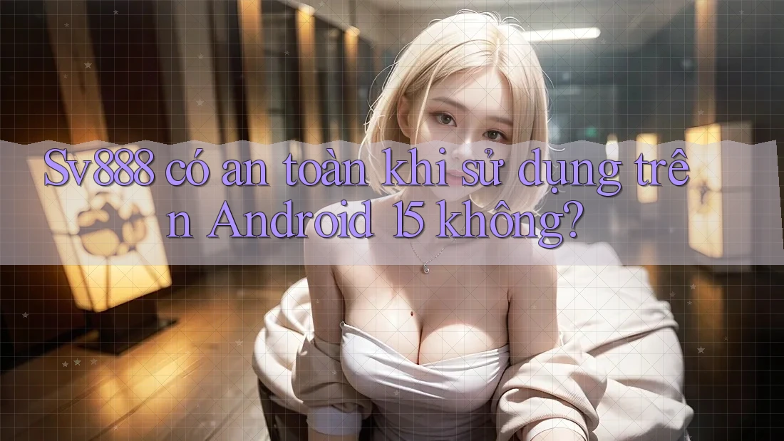 Sv888 có an toàn khi sử dụng trên Android 15 không? Sv888 có an toàn khi sử dụng trên Android 15 không?