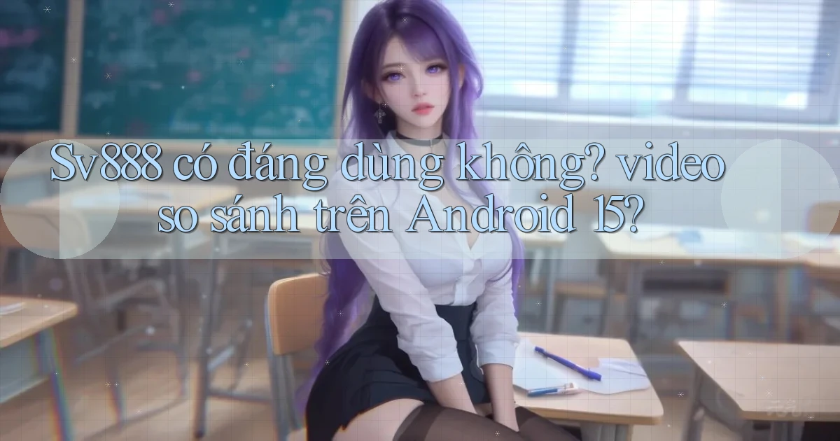 Sv888 có đáng dùng không video so sánh trên Android 15