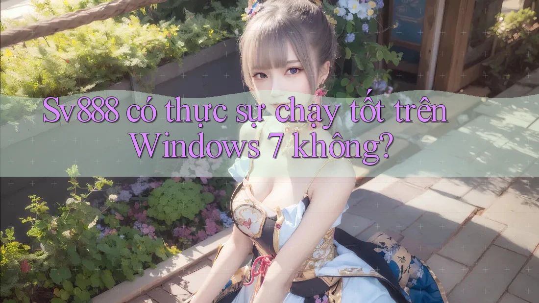Sv888 có thực sự chạy tốt trên Windows 7 không? Sv888 có thực sự chạy tốt trên Windows 7 không?